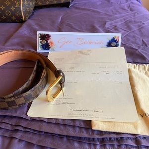 Louis Vuitton Ellipse Belt